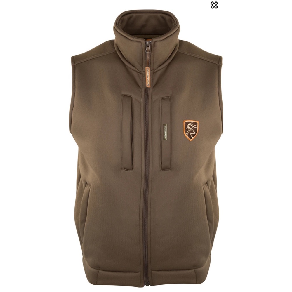 EUC Non-Typical by Drake soft shell vest fleece